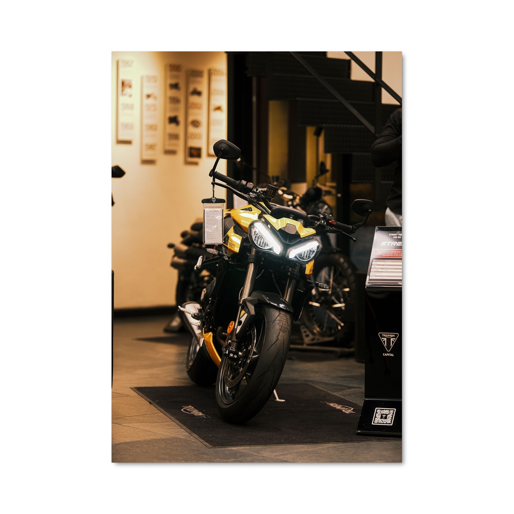 Poster Street triple r élégant